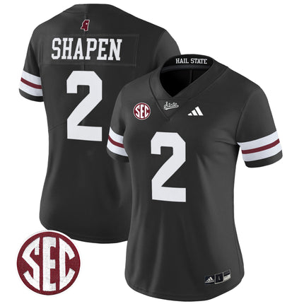 Women's Mississippi State Bulldogs 'Dark Mode' Vapor Limited Jersey - All Stitched
