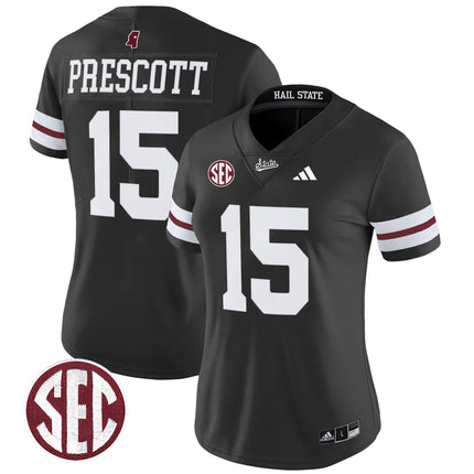 Women's Mississippi State Bulldogs 'Dark Mode' Vapor Limited Jersey - All Stitched