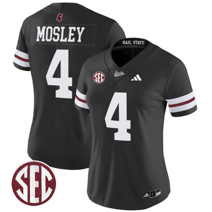 Women's Mississippi State Bulldogs 'Dark Mode' Vapor Limited Jersey - All Stitched