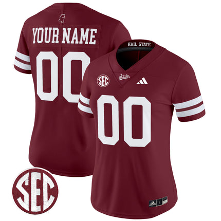 Mississippi State Bulldogs 'Dark Mode' Vapor Limited Custom Jersey - All Stitched