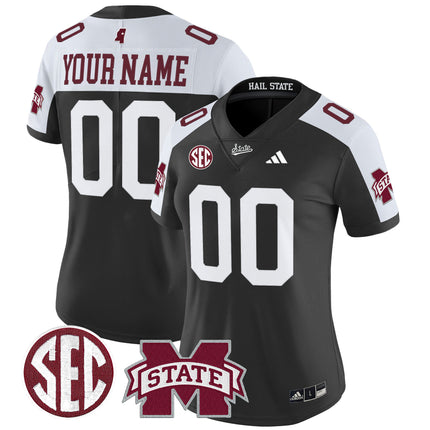 Mississippi State Bulldogs 'Dark Mode' Vapor Limited Custom Jersey - All Stitched