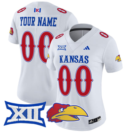 Kansas Jayhawks 2025 Vapor Limited Custom Jersey - All Stitched