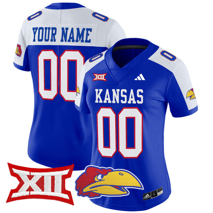 Kansas Jayhawks 2025 Vapor Limited Custom Jersey - All Stitched