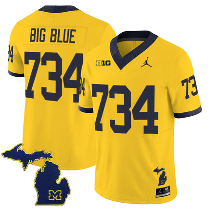 Men's Michigan Wolverines 2025 Vapor Limited Jersey V2 - All Stitched