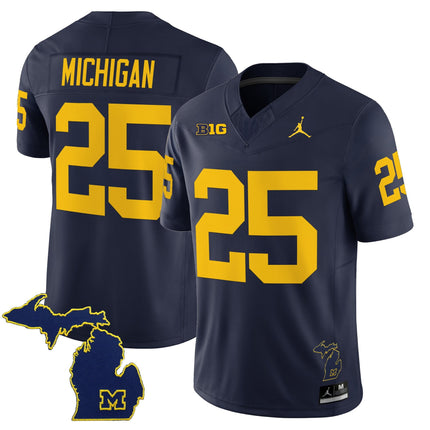 Men's Michigan Wolverines 2025 Vapor Limited Jersey V2 - All Stitched