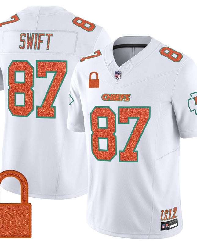 Men's Kansas City Chiefs 'Taylor Swift - TS12 - The Life of a Showgirl' Vapor Limited Jersey - All Stitched