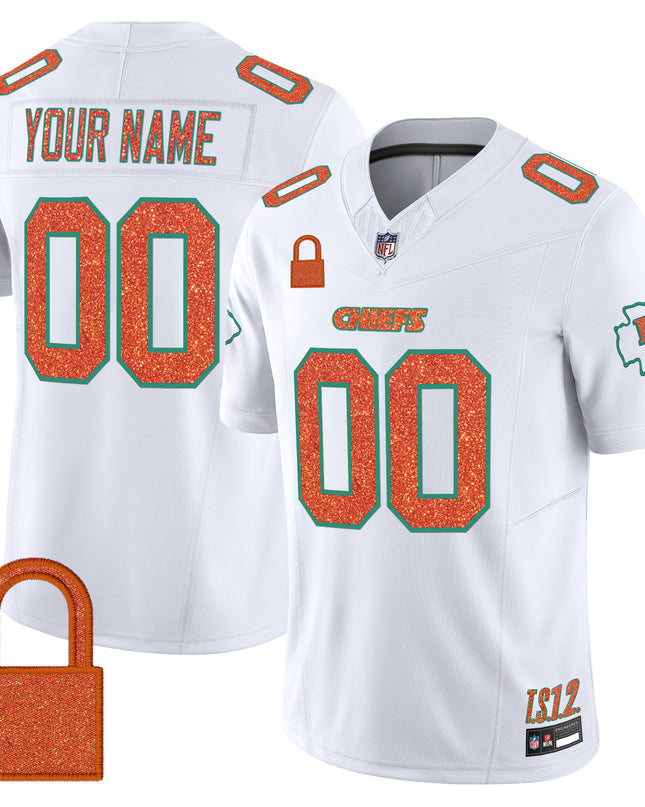 Kansas City Chiefs 'Taylor Swift - TS12 - The Life of a Showgirl' Vapor Limited Custom Jersey - All Stitched