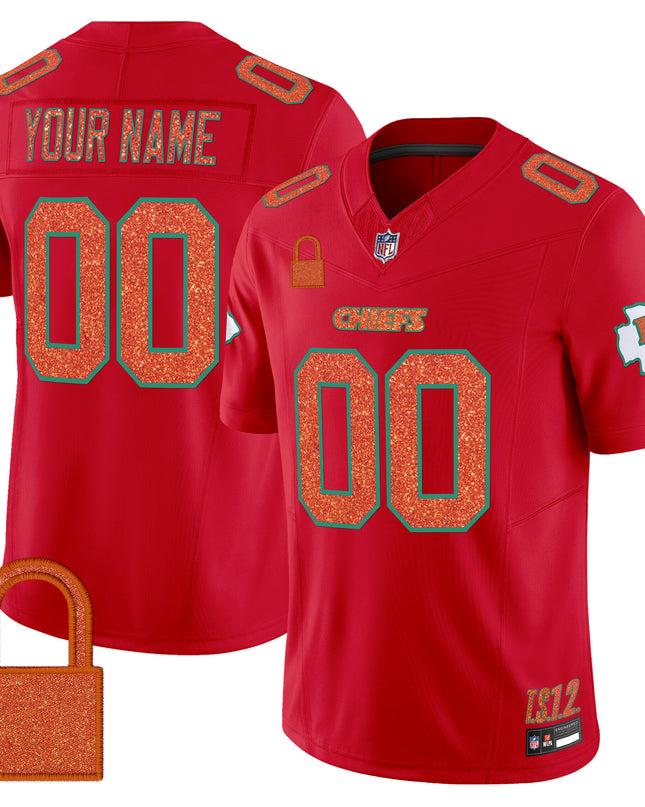 Kansas City Chiefs 'Taylor Swift - TS12 - The Life of a Showgirl' Vapor Limited Custom Jersey - All Stitched