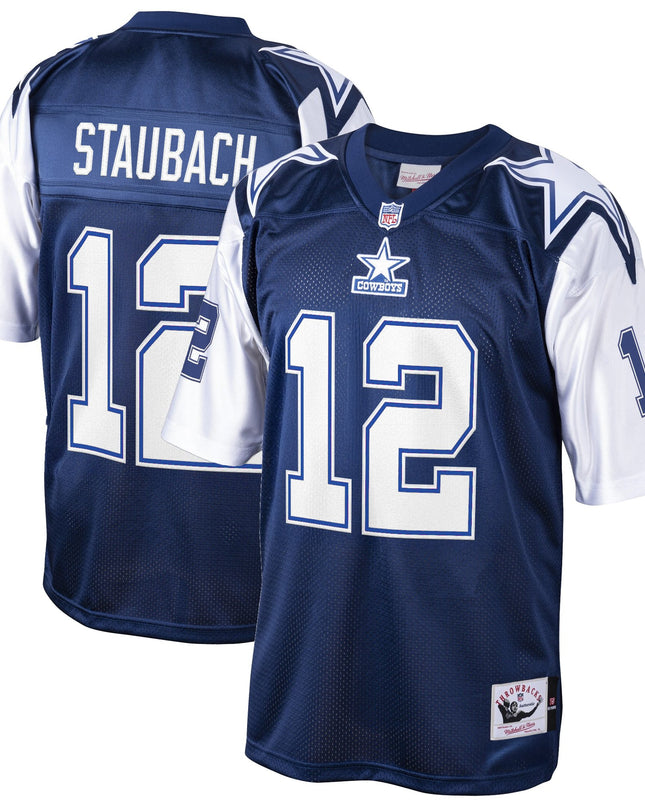 Men's Dallas Cowboys Throwback Player Jersey - All Stitched