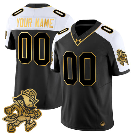 Notre Dame Fighting Irish 2025 'Gridiron Leprechaun Edition' Gold Vapor Limited Custom Jersey – All Stitched