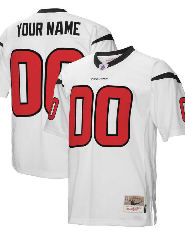 Houston Texans Throwback Legacy Custom Jersey - All Stitched