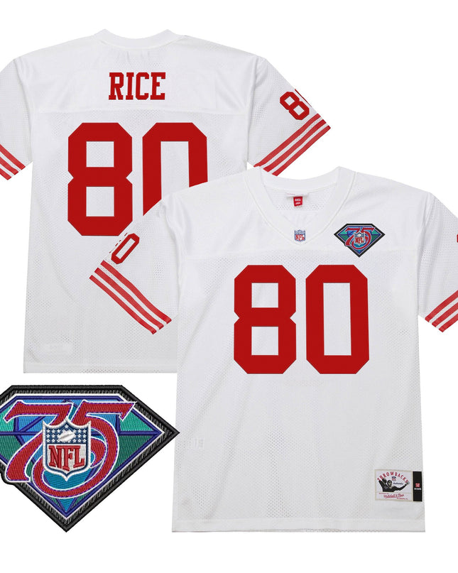 Men's San Francisco 49ers Throwback Player Jersey - All Stitched