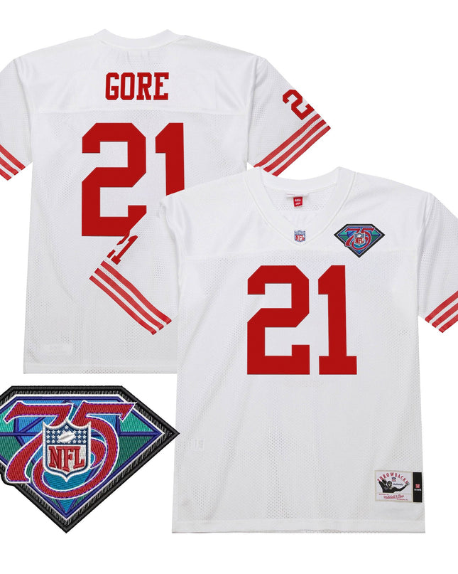 Men's San Francisco 49ers Throwback Player Jersey - All Stitched