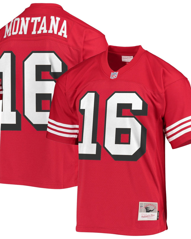 Men's San Francisco 49ers Throwback Player Jersey - All Stitched
