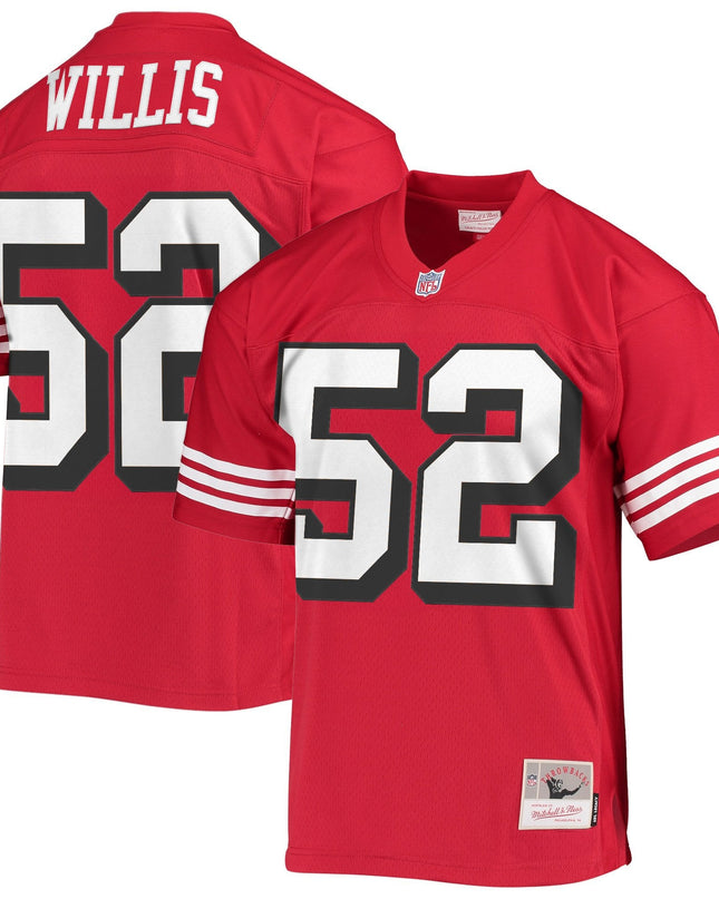 Men's San Francisco 49ers Throwback Player Jersey - All Stitched