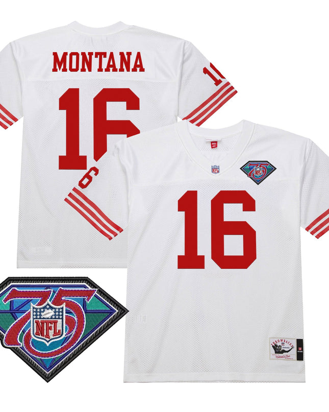 Men's San Francisco 49ers Throwback Player Jersey - All Stitched