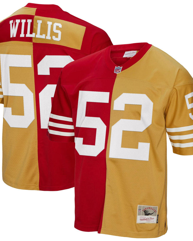 Men's San Francisco 49ers Throwback Player Jersey - All Stitched