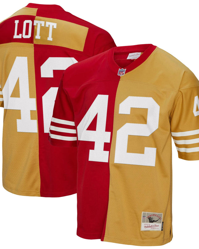 Men's San Francisco 49ers Throwback Player Jersey - All Stitched