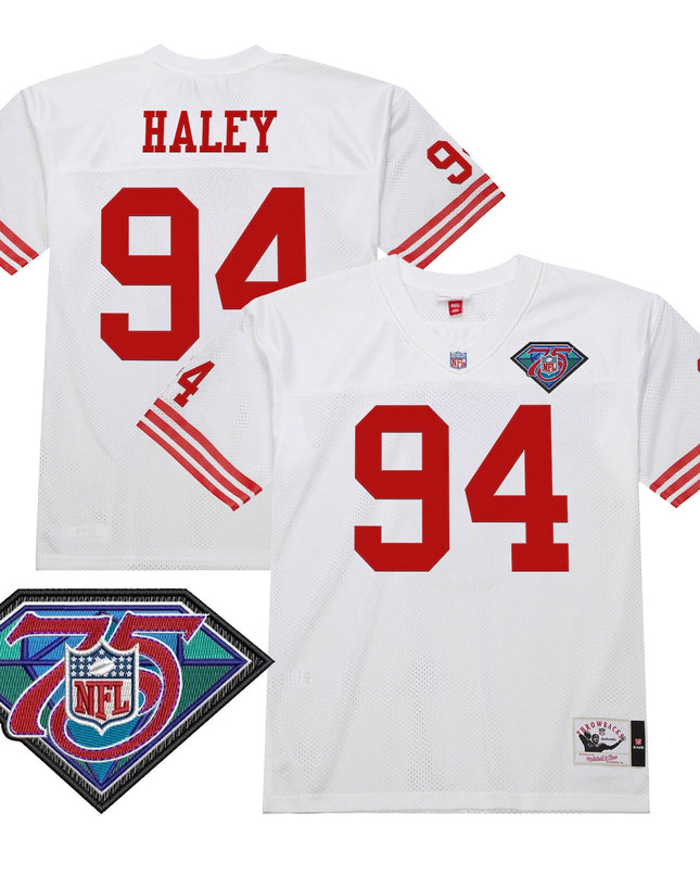 Men's San Francisco 49ers Throwback Player Jersey - All Stitched