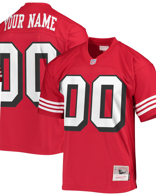 San Francisco 49ers Throwback Player Custom Jersey - All Stitched