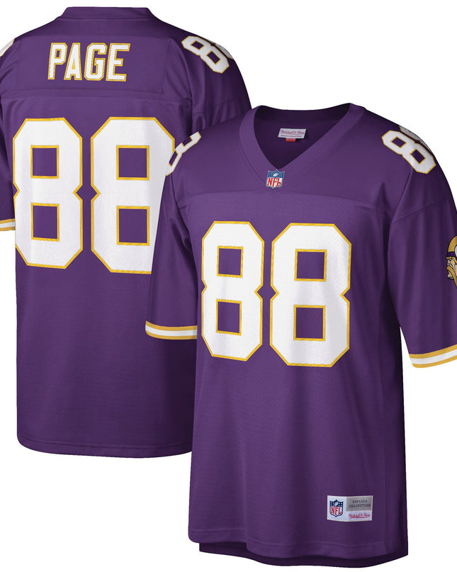 Men's Minnesota Vikings Throwback Player Jersey - All Stitched