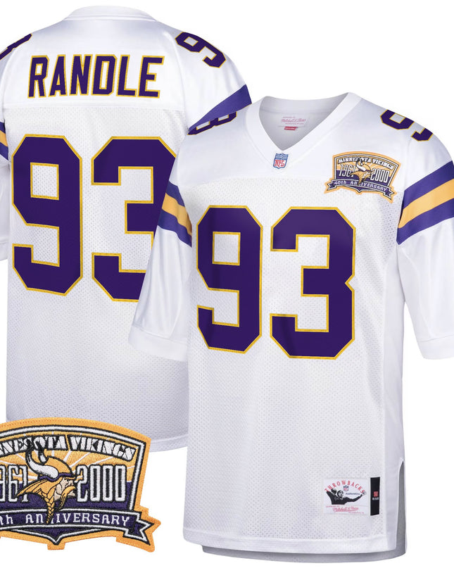 Men's Minnesota Vikings Throwback Player Jersey - All Stitched