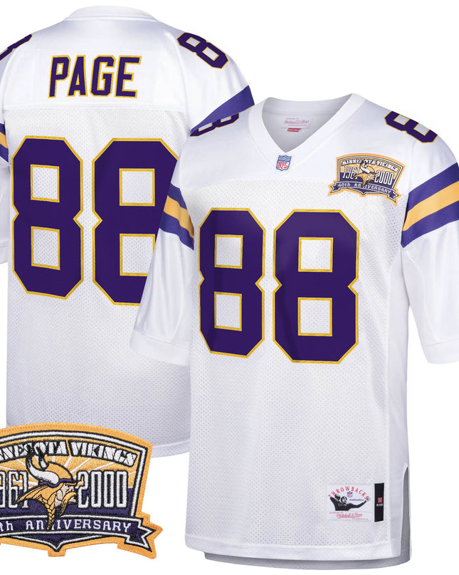 Men's Minnesota Vikings Throwback Player Jersey - All Stitched