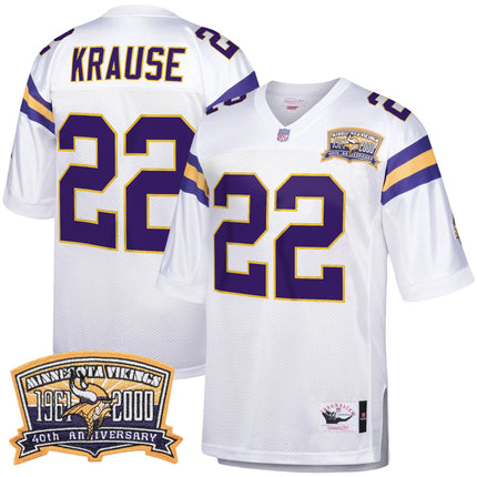 Men's Minnesota Vikings Throwback Player Jersey - All Stitched