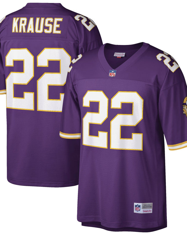 Men's Minnesota Vikings Throwback Player Jersey - All Stitched