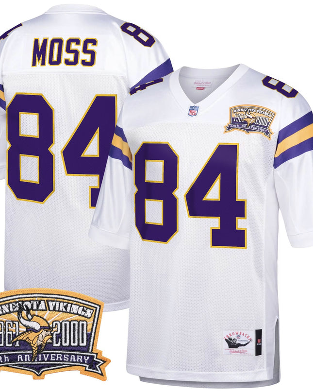 Men's Minnesota Vikings Throwback Player Jersey - All Stitched