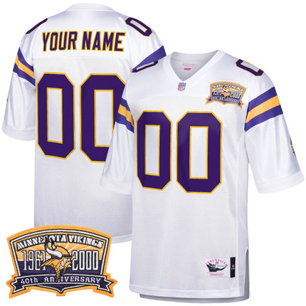 Minnesota Vikings Throwback Player Custom Jersey - All Stitched