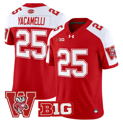 Men's Wisconsin Badgers Throwback Vapor Limited Jersey - All Stitched