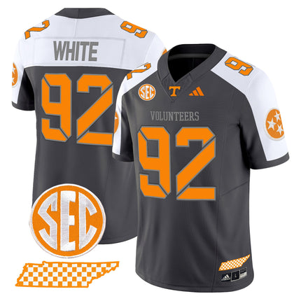 Men's Tennessee Volunteers 2025 'Smokey Grey Series' Vapor Limited Jersey V3 - All Stitched