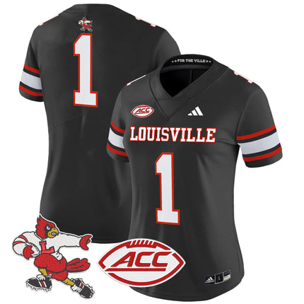 Women's Louisville Cardinals '1980s Throwback' Vapor Limited Jersey - All Stitched