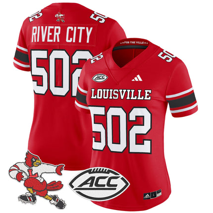 Women's Louisville Cardinals '1980s Throwback' Vapor Limited Jersey - All Stitched