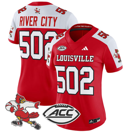 Women's Louisville Cardinals '1980s Throwback' Vapor Limited Jersey - All Stitched
