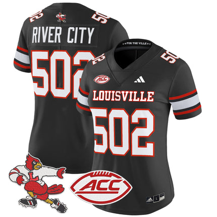 Women's Louisville Cardinals '1980s Throwback' Vapor Limited Jersey - All Stitched