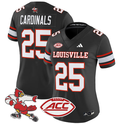 Women's Louisville Cardinals '1980s Throwback' Vapor Limited Jersey - All Stitched