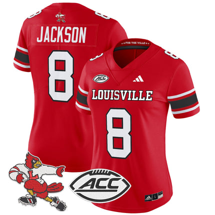 Women's Louisville Cardinals '1980s Throwback' Vapor Limited Jersey - All Stitched