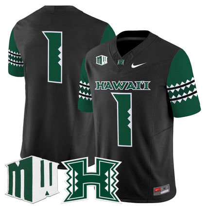 Men's Hawai'i Rainbow Warriors 2025 Vapor Limited Jersey - All Stitched