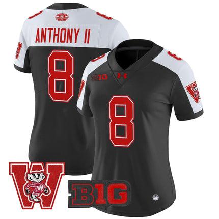 Women's Wisconsin Badgers Throwback Vapor Limited Jersey - All Stitched