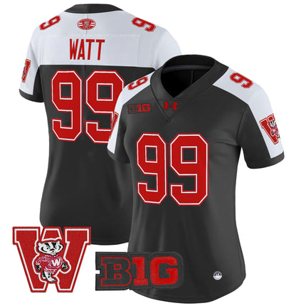 Women's Wisconsin Badgers Throwback Vapor Limited Jersey - All Stitched