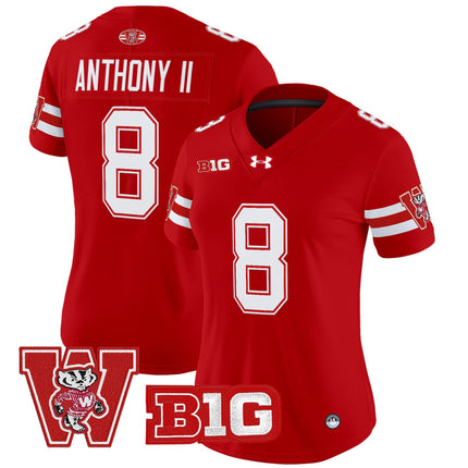 Women's Wisconsin Badgers Throwback Vapor Limited Jersey - All Stitched