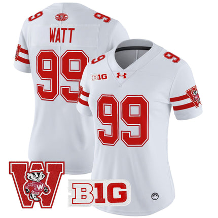Women's Wisconsin Badgers Throwback Vapor Limited Jersey - All Stitched