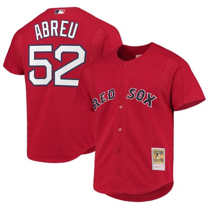 Men's Boston Red Sox Throwback Jersey - Cooperstown Collection - All Stitched