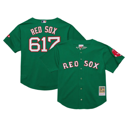 Men's Boston Red Sox Throwback Jersey - Cooperstown Collection - All Stitched