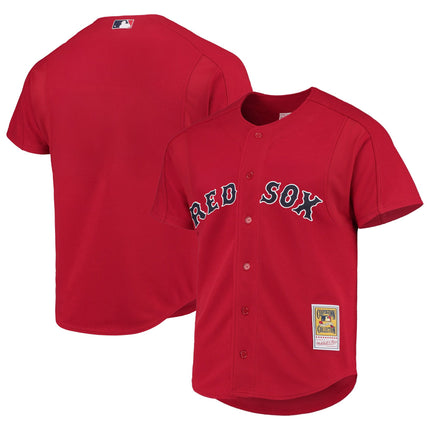 Men's Boston Red Sox Throwback Jersey - Cooperstown Collection - All Stitched