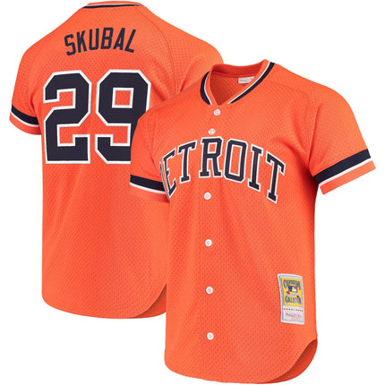 Men's Detroit Tigers Throwback Jersey - Cooperstown Collection - All Stitched