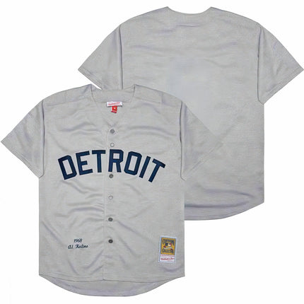 Men's Detroit Tigers Throwback Jersey - Cooperstown Collection - All Stitched