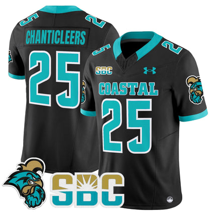 Men's Coastal Carolina Chanticleers 2025 Vapor Limited Jersey - All Stitched